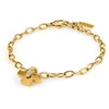 Bracciale TRUSSARDI donna T-Logo dotato / cristalli bianchi