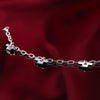 Bracciale TRUSSARDI donna T-Logo acciaio / cristalli bianchi