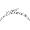 Bracciale TRUSSARDI donna T-Logo acciaio / cristalli bianchi