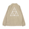 HUF Giacca Coach Jacket Uomo Essentials Tt Coaches Jacket Stone da uomo