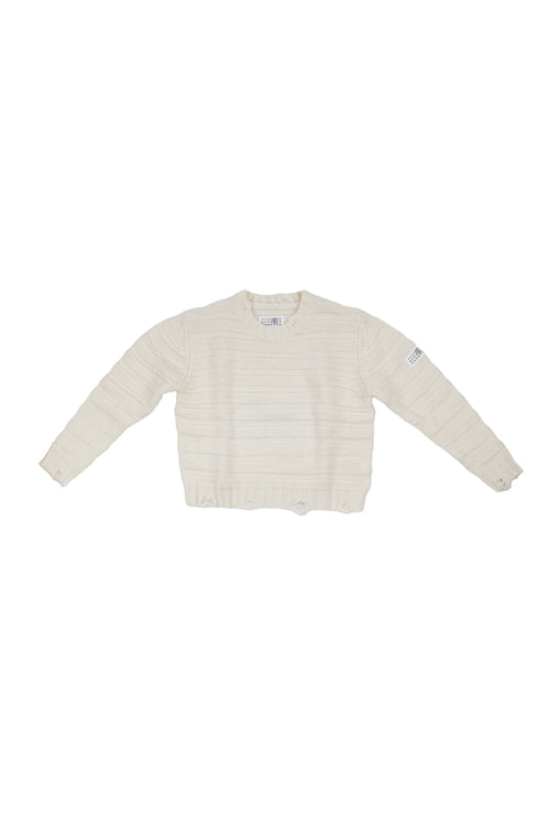 MM6 Maison Margiela Maglie Panna da donna