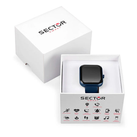 Smartwatch SECTOR S-03 digitale multi funzione gomma blu