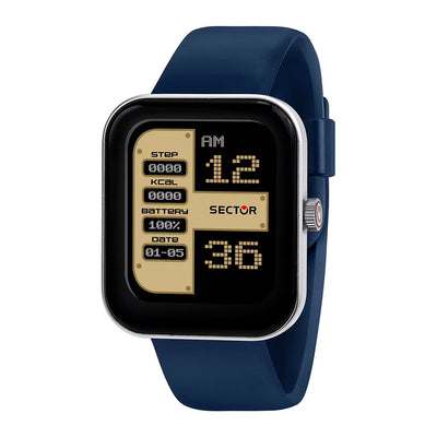 Smartwatch SECTOR S-03 digitale multi funzione gomma blu