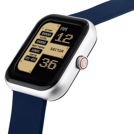 Smartwatch SECTOR S-03 digitale multi funzione gomma blu