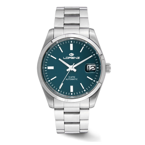 Orologio LORENZ uomo Ginevra King Automatico acciaio / blu