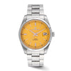 Orologio LORENZ uomo Ginevra King Automatico acciaio / giallo