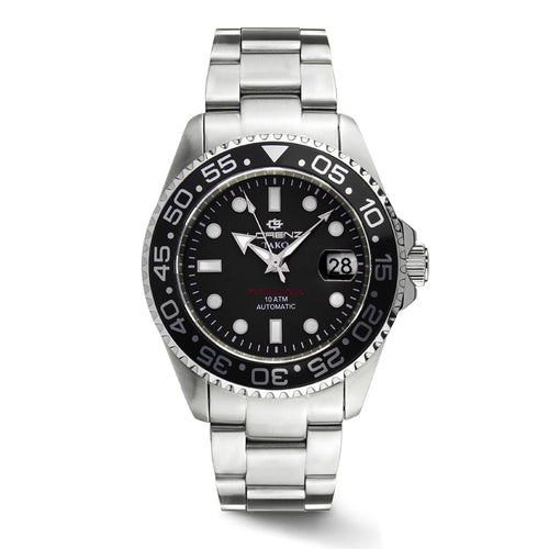 Orologio LORENZ uomo Tako Automatico data acciaio / nero