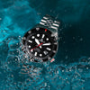 Orologio LORENZ uomo Shark 5 Automatico acciaio / nero - 200 metri
