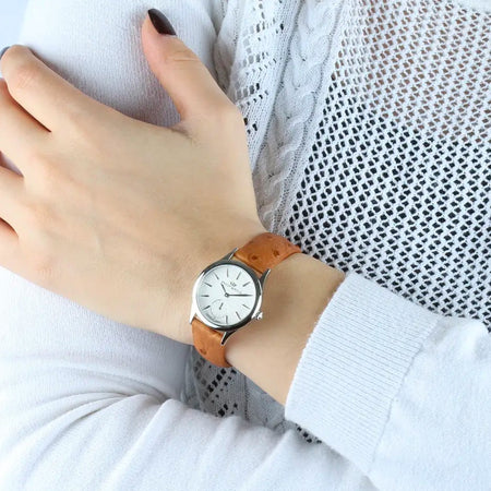 Orologio PHIILIP WATCH donna Marilyn pelle marrone / argento