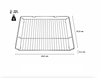 Griglia per forno 455x375mm HEZ634000 00577170 forno bosch