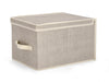 Scatola cambio stagione con coperchio Tidy in cartone con manico