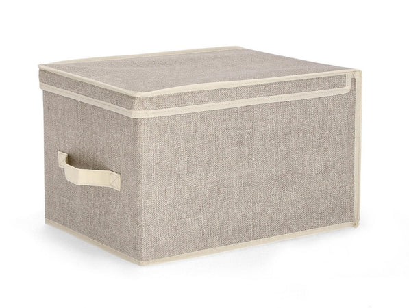 Scatola cambio stagione con coperchio "Tidy" in cartone con manico
