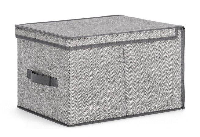 Scatola cambio stagione con coperchio "Tidy" in cartone con manico
