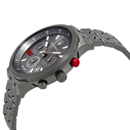Orologio MASERATI uomo GT cronografo acciaio brunito