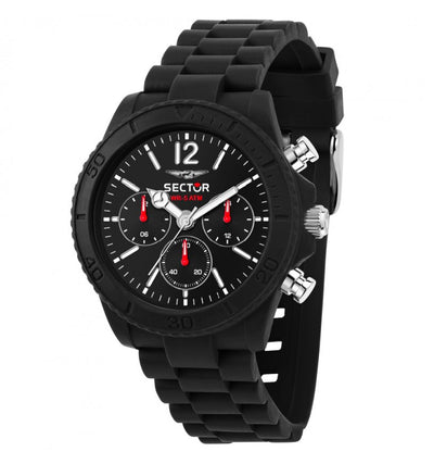 Orologio SECTOR uomo Diver multi funzione gomma nero