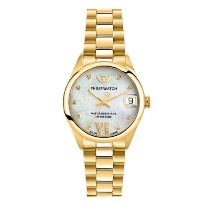 Orologio PHILIP WATCH donna Caribe dorato / diamond / bianco