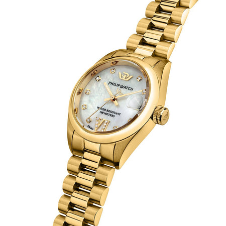 Orologio PHILIP WATCH donna Caribe dorato / diamond / bianco