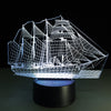 Creative sailing 3D light