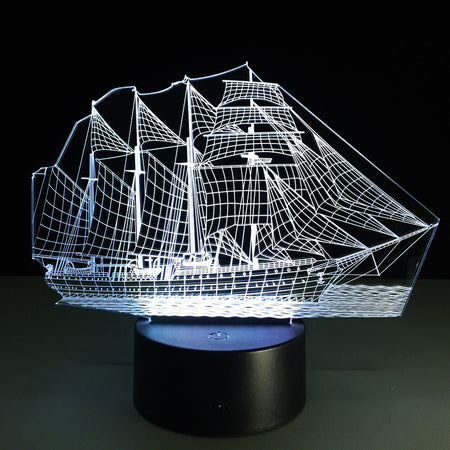 Creative sailing 3D light
