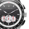 Orologio MASERATI uomo Traguardo cronografo acciaio mesh / nero