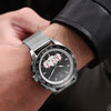 Orologio MASERATI uomo Traguardo cronografo acciaio mesh / nero