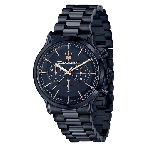 Orologio MASERATI uomo Epoca cronografo Blue Edition