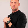 Orologio SECTOR uomo 450 data gomma nero / verde