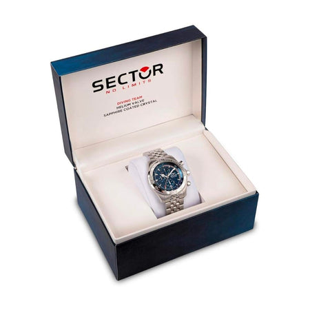 Orologio SECTOR uomo Diving Team crono acciaio / blu