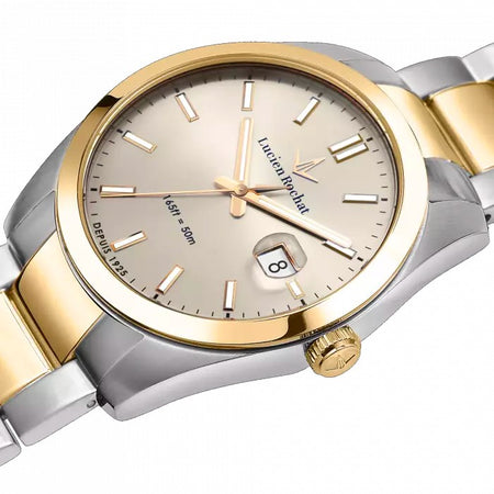 Orologio LUCIEN ROCHAT uomo Leman datario bicolore