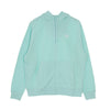 Nike Felpa Leggera Cappuccio Zip Uomo Sportswear Club Hoodie Full Zip French Terry Light Dew/light Dew/white da uomo