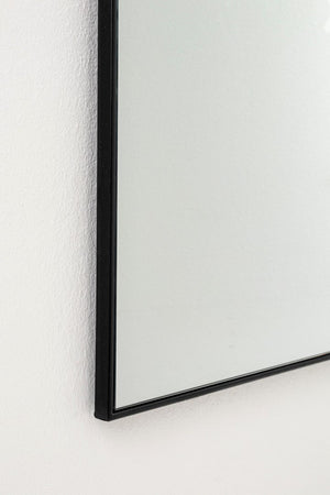 Specchio con Cornice in acciaio  "Universe" h 80x1,5x170 cm