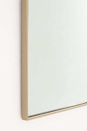 Specchio con Cornice in acciaio  "Universe" h 80x1,5x170 cm