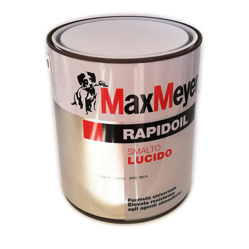 Rapidoil smalto lucido 2,5lt per legno e ferro RAL 9000
