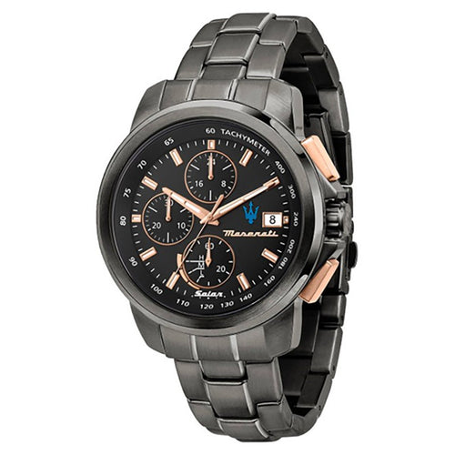 Orologio MASERATI uomo Successo cronografo acciaio nero