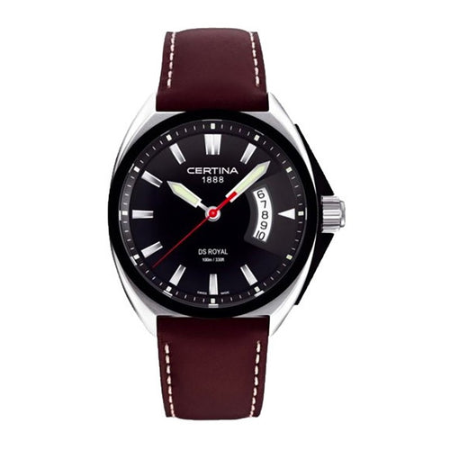 Orologio CERTINA uomo Mod. DS ROYAL datario pelle marrone