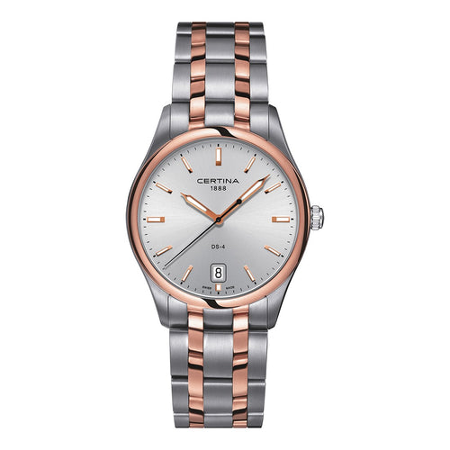 Orologio CERTINA uomo Mod. DS 4 datario acciaio / oro rosa