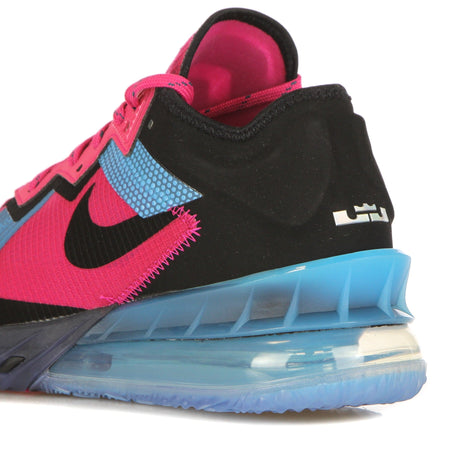 NIKE NBA Scarpa Basket Uomo Lebron Xviii Low "neon Nights" Fireberry/black/lt Blue Fury da uomo