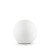 Piantana Moderna Sole Materie Plastiche Bianco 1 Luce E27 D40Cm
