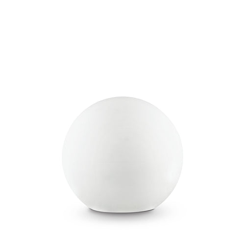 Piantana Moderna Sole Materie Plastiche Bianco 1 Luce E27 D40Cm