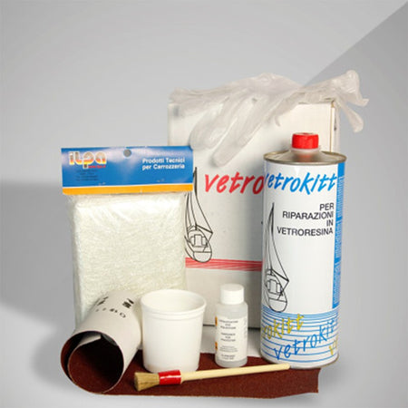Max vetrokitt 800gr kit per riparazione in vetroresina