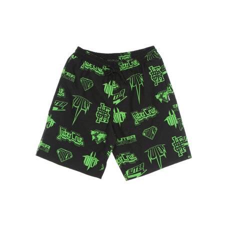 IUTER Costume Bermuda Uomo Horns Allover Boardshort Black da uomo