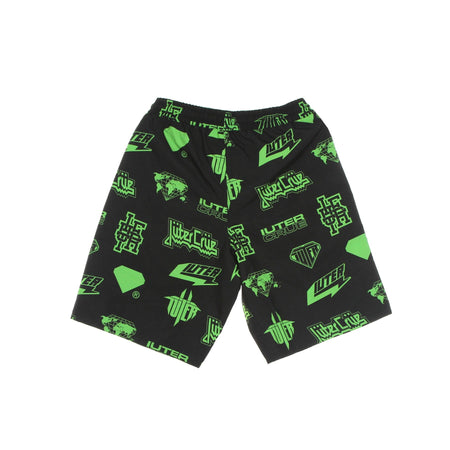 IUTER Costume Bermuda Uomo Horns Allover Boardshort Black da uomo