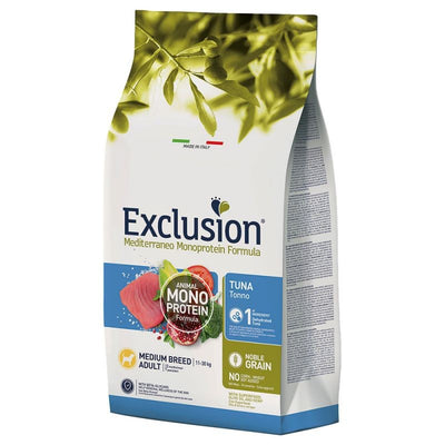 Exclusion Monoprotein Cani Adulti Medium Breed tonno