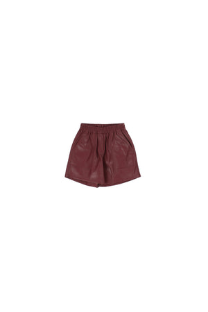 Manila Grace Pantaloncini Bordeaux da bambino
