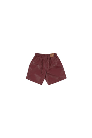 Manila Grace Pantaloncini Bordeaux da bambino