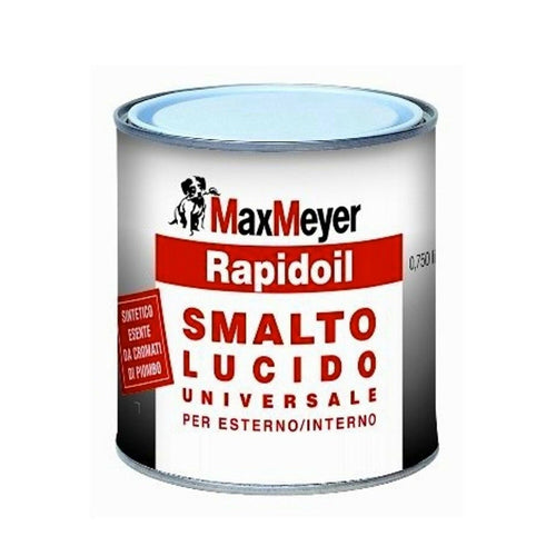 Rapidoil 750ml smalto lucido multiuso a base di speciali resine sintetiche