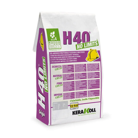 Colla universale H40 No Limits 5kg adesivo in polvere per pavimento e rivestimento