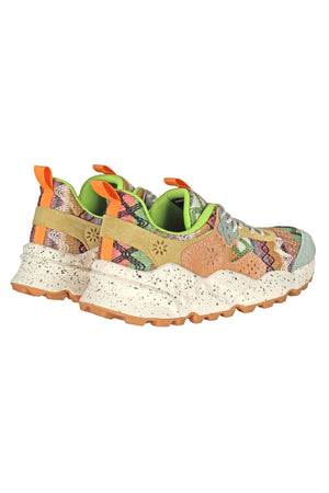 FLOWER MOUNTAIN Flower Mountain - Sneakers - 451029 - Beige/Lime da donna