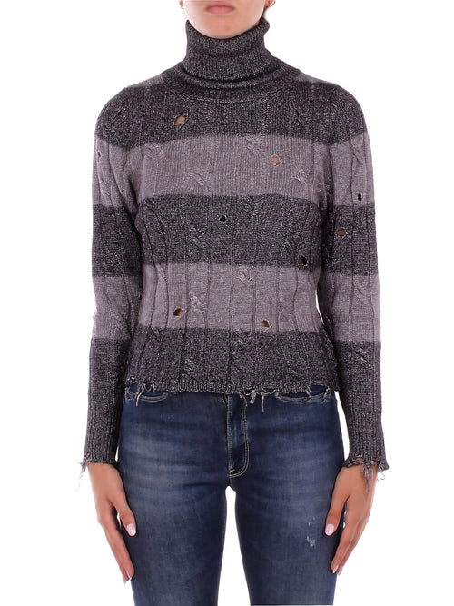 SOLOTRE Maglie Nero argento da donna