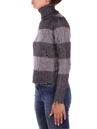 SOLOTRE Maglie Nero argento da donna